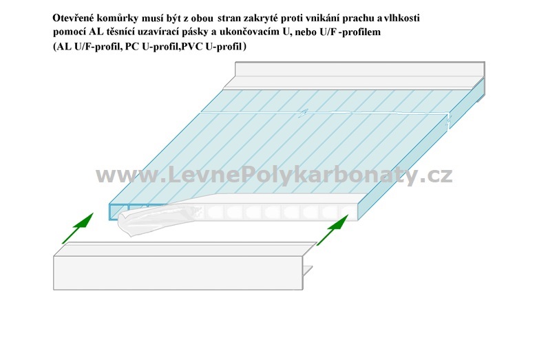 Ukončovací/okrajový AL-U profil na tl. 10 mm ELOX STŘÍBRNÝ - délka 3200 mm