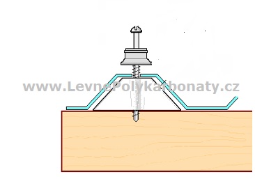 Trapézový polykarbonát 1,1 mm GUTTA MAKRO CST ČIRÁ - šíře 1,045 m x délka 6 m (6,27 m2)