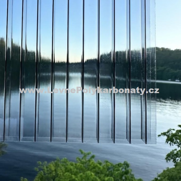 Dutinkový polykarbonát 10 mm 1UV EXOLON 2/10 ŠEDÁ - šíře 2,1 m x délka 7 m (14,7 m2)