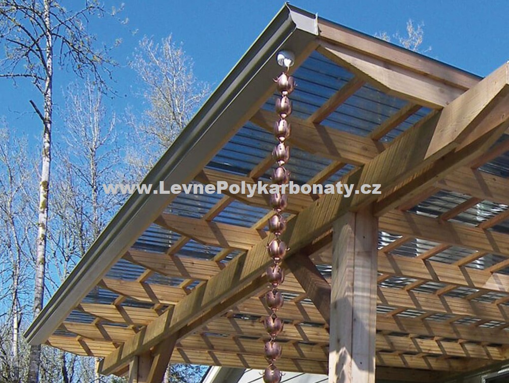 Trapézový polykarbonát 0,8 mm GUTTA MAKRO ST BRONZ - šíře 1,06 m x délka 6 m (6,36 m2)