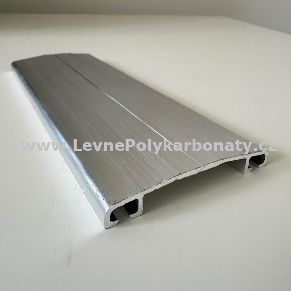 Spojovací AL-OBLÁ krycí přítlačná lišta 60/9 mm PŘÍRODNÍ - délka 3000 mm