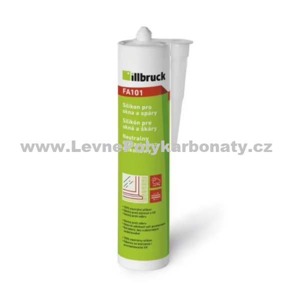 Univerzální silikonový tmel na plasty TRANSPARENT ČIRÝ - kartuše 310 ml