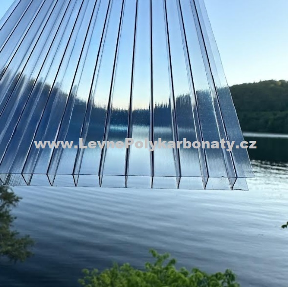 Komůrkový polykarbonát 10 mm 1UV EXOLON 2/10 ŠEDÁ - šíře 2,1 m x délka 6 m