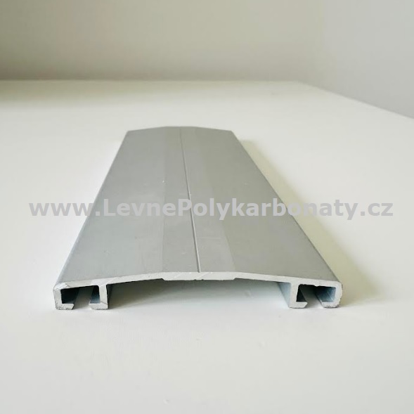 Spojovací AL-OBLÁ krycí přítlačná lišta 60/9 mm - KRYTKA PRO OBLÉ LIŠTY / ČERNÁ